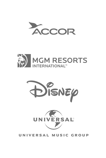 Accor, MGM Resorts, Disney, Universal Music Group